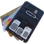 SIM Card Storage Holder with memory card reader